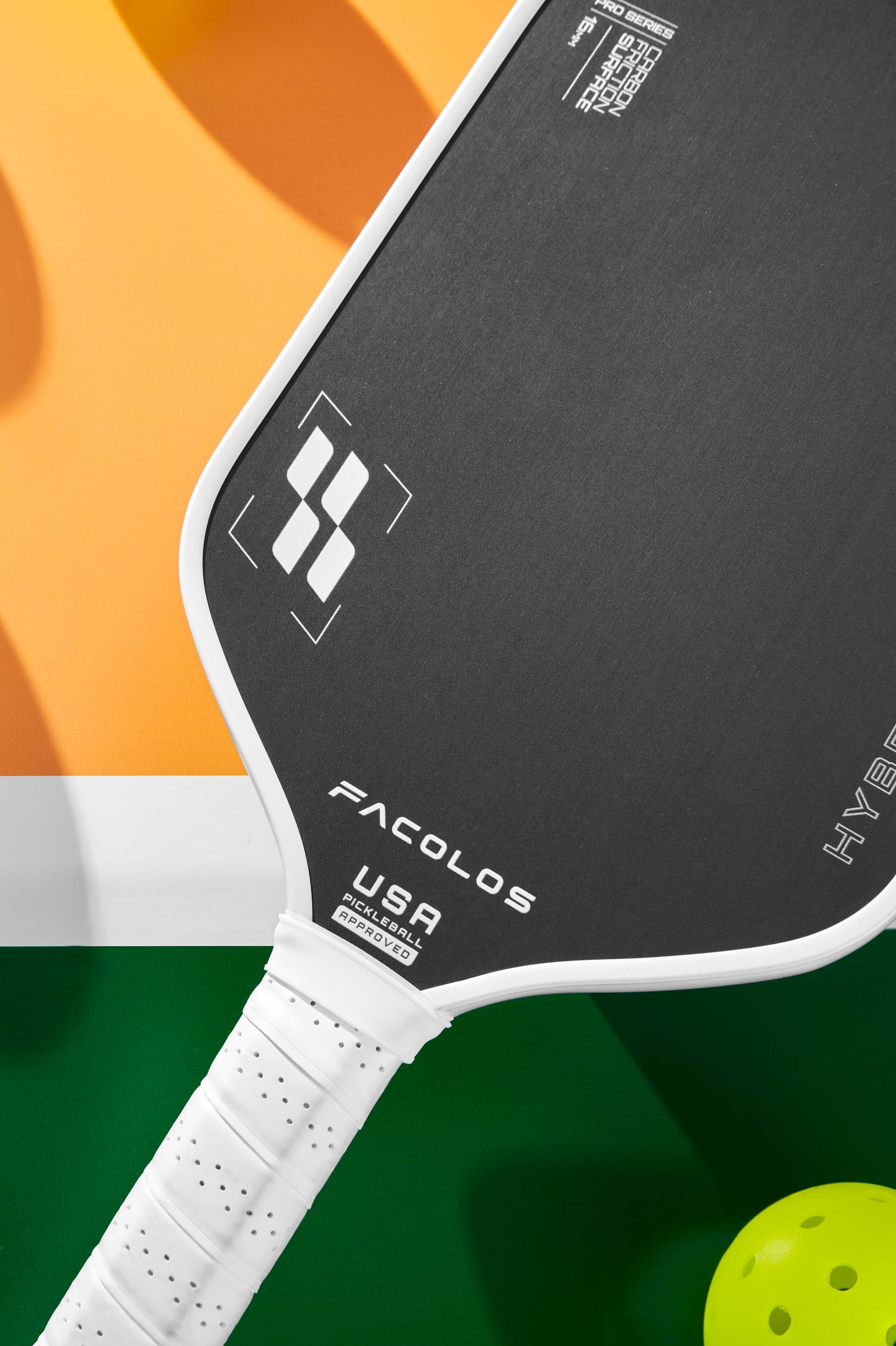 Pickleball Paddle Pro Series - Hybrid Pro 16MM White