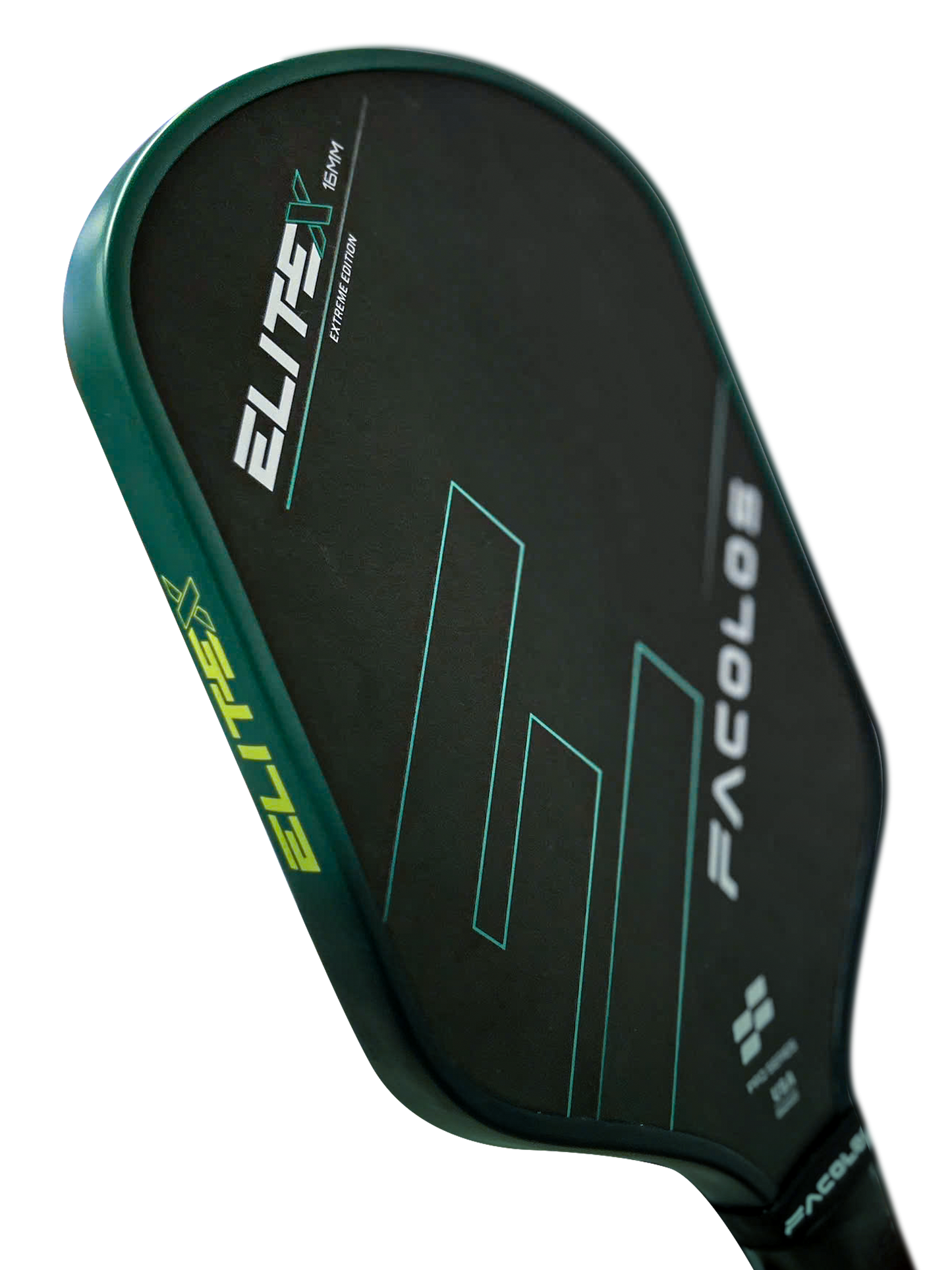 Pickleball Paddle Elite X Series 16MM - Green