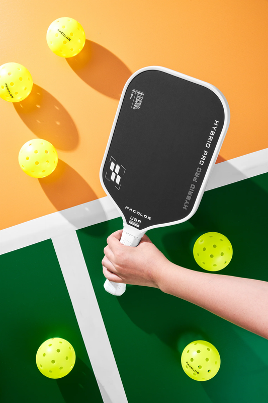 Pickleball Paddle Pro Series - Hybrid Pro 16MM White